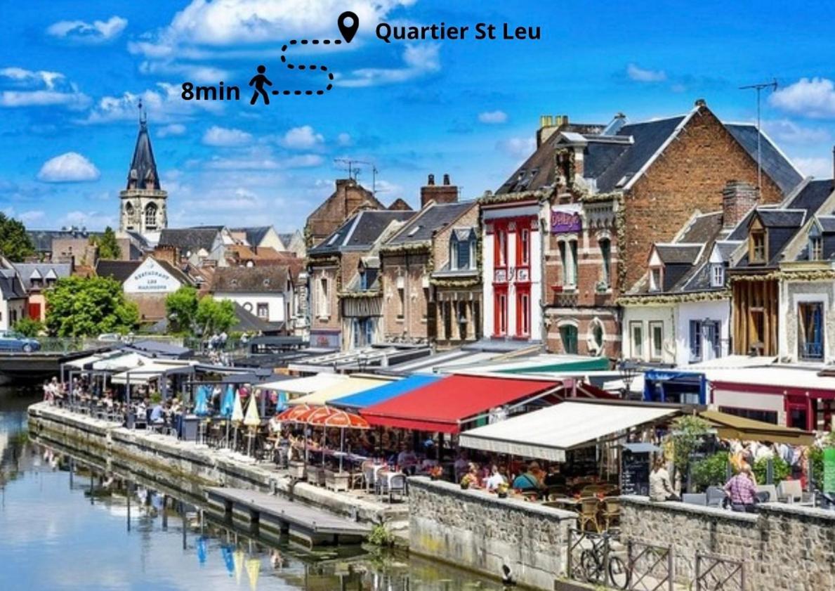 L Haussmann-gare-hortillonnages-centre-ville-wifi Appartement Amiens